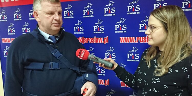 Na zdjęciu senator Jarosław Rusiecki / Emilia Sitarska / Radio Kielce