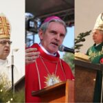 Na zdjęciu (od lewej): Jan Piotrowski - biskup kielecki, Krzysztof Nitkiewicz biskup sandomierski i Henryk Tomasik - biskup radomski / Radio Kielce