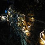 25.12.2020 Doły Biskupie. Świąteczne iluminacje na posesji Jerzego Trojanowskiego / Emilia Sitarska / Radio Kielce