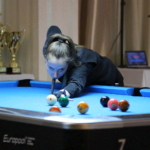 16.12.2020. Kielce. Mistrzostwa Polski w bilard. Dominika Pawełczyk / Polski Związek Bilardowy