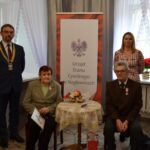 08.12.2020 Nagłowice. Złote gody. Na zdjęciu (od lewej): Jacek Lato – wójt Nagłowic, Teresa i Ryszard Sosnowscy, Monika Lipska – USC Nagłowice / Ewa Pociejowska-Gawęda / Radio Kielce