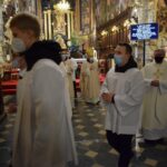 25.12.2020 Sandomierz. Pasterka w bazylice katedralnej / ks. Wojciech Kania