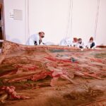 11.12.2020 Kielce. Tapiserie w Dawnym Pałacu Biskupów Krakowskich / Muzeum Narodowe w Kielcach