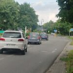 23.12.2020. Jędrzejów. Skrzyżowanie ulic: 11-go Listopada, Parkowej i Dmowskiego / Ewa Pociejowska-Gawęda / Radio Kielce