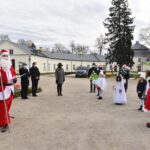 04.12.2020. Końskie. Oficjalne rozświetlenie choinki miejskiej / Magdalena Galas-Klusek / Radio Kielce