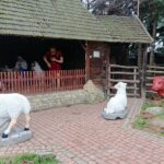 19.12.2020. Kałków.Szopka plenerowa i zwierzęta z mini zoo / Anna Głąb / Radio Kielce