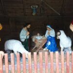 19.12.2020. Kałków.Szopka plenerowa i zwierzęta z mini zoo / Anna Głąb / Radio Kielce