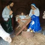 19.12.2020. Kałków.Szopka plenerowa i zwierzęta z mini zoo / Anna Głąb / Radio Kielce