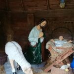 19.12.2020. Kałków.Szopka plenerowa i zwierzęta z mini zoo / Anna Głąb / Radio Kielce