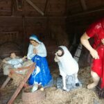 19.12.2020. Kałków.Szopka plenerowa i zwierzęta z mini zoo / Anna Głąb / Radio Kielce