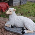 19.12.2020. Kałków.Szopka plenerowa i zwierzęta z mini zoo / Anna Głąb / Radio Kielce