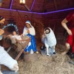 25.12.2020 Kałków. Szopka plenerowa / Anna Głąb / Radio Kielce