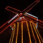 25.12.2020 Krasocin. Zabytkowy wiatrak i jego iluminacja / Dionizy Krawczyński / Radio Kielce