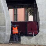 17.12.2020. Jędrzejów. Budowa Centrum Obsługi Pasażera / Ewa Pociejowska-Gawęda / Radio Kielce