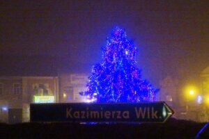 20.12.2020 Jędrzejów. Świąteczne dekoracje / Ewa Pociejowska-Gawęda / Radio Kielce