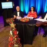 20.12.2020. Jędrzejów. Jędrzejowskie Spotkania Chóralne. Na zdjęciu (od lewej): od lewej : Kazimierz Nowiński, Małgorzata Piszczek, Stanisław Nawrot / Ewa Pociejowska-Gawęda / Radio Kielce