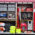 21.12.2020. Potok Wielki. Nowe wyposażenie wozu bojowego OSP Potok Wielki / Ewa Pociejowska-Gawęda / Radio Kielce