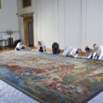 11.12.2020 Kielce. Tapiserie w Dawnym Pałacu Biskupów Krakowskich / Muzeum Narodowe w Kielcach