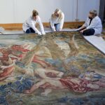 11.12.2020 Kielce. Tapiserie w Dawnym Pałacu Biskupów Krakowskich / Muzeum Narodowe w Kielcach