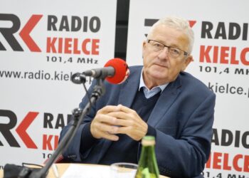 27.09.2020 Kielce. Studio Polityczne Radia Kielce. Na zdjęciu: Czesław Siekierski - PSL / Karol Żak / Radio Kielce