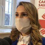 17.12.2020 Sandomierz. Caritas rozpoczęła wydawanie darów żywnościowych na święta. Ewa Dzwonkowska - Caritas Diecezji Sandomierskiej, koordynatorka pomocy przedświątecznej / Grażyna Szlęzak-Wójcik / Radio Kielce