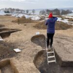 26.12.2020 Gołoszyce. Wykopaliska archeologiczne / Anna Oleszek
