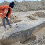 26.12.2020 Gołoszyce. Wykopaliska archeologiczne / Anna Oleszek