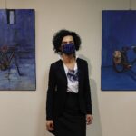 10.12.2020 Kielce. Wystawa prac Lucyny Gozdek „W przestrzeni II”. Na zdjęciu Lucyna Gozdek / Jarosław Kubalski / Radio Kielce