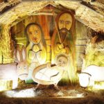 20.12.2020. Wolica-Tokarnia. Szopka bożonarodzeniowa w sanktuarium Maksymiliana Marii Kolbego / Jarosław Kubalski / Radio Kielce