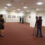 10.12.2020 Kielce. Wystawa prac Lucyny Gozdek „W przestrzeni II” / Jarosław Kubalski / Radio Kielce