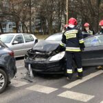 05.12.2020 Kielce. Wypadek na ulicy Jesionowej / Wiktor Taszłow / Radio Kielce