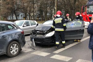 05.12.2020 Kielce. Wypadek na ulicy Jesionowej / Wiktor Taszłow / Radio Kielce