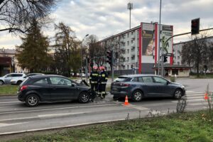 05.12.2020 Kielce. Wypadek na ulicy Jesionowej / Wiktor Taszłow / Radio Kielce