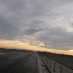 04.12.2020. Nowy Korczyn. Most przez Wisłę łączący województwa świętokrzyskie i małopolskie / Marta Gajda / Radio Kielce