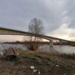 04.12.2020. Nowy Korczyn. Most przez Wisłę łączący województwa świętokrzyskie i małopolskie / Marta Gajda / Radio Kielce