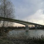 04.12.2020. Nowy Korczyn. Most przez Wisłę łączący województwa świętokrzyskie i małopolskie / Marta Gajda / Radio Kielce