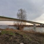 04.12.2020. Nowy Korczyn. Most przez Wisłę łączący województwa świętokrzyskie i małopolskie / Marta Gajda / Radio Kielce