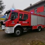 11.12.2020. Kozubów. Przekazanie nowego wozu ratowniczo-gaśniczego / Marta Gajda / Radio Kielce