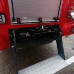 11.12.2020. Kozubów. Przekazanie nowego wozu ratowniczo-gaśniczego / Marta Gajda / Radio Kielce