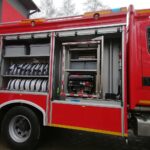 11.12.2020. Kozubów. Przekazanie nowego wozu ratowniczo-gaśniczego / Marta Gajda / Radio Kielce