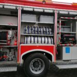 11.12.2020. Kozubów. Przekazanie nowego wozu ratowniczo-gaśniczego / Marta Gajda / Radio Kielce