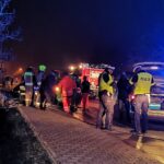 12.12.2020. Skorków. Potrącenie pieszego / Piotr Kwaśniewski / Radio Kielce