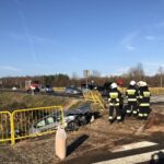 06.12.2020. Daleszyce. Wypadek / Robert Felczak / Radio Kielce