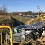 06.12.2020. Daleszyce. Wypadek / Robert Felczak / Radio Kielce