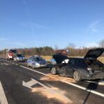 06.12.2020. Daleszyce. Wypadek / Robert Felczak / Radio Kielce