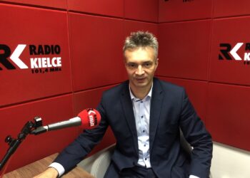 Wójt gminy Rytwiany Grzegorz Forkasiewicz / Grażyna Szlęzak-Wójcik / Radio Kielce