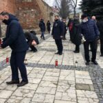13.12.2020. Sandomierz. Obchody 39. rocznicy wprowadzenia stanu wojennego w Polsce. Na zdjęciu: Marek Kwitek - poseł PiS / Grażyna-Szlęzak-Wójcik / Radio Kielce