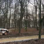 16.12.2020. Sandomierz. Rewitalizacja parku miejskiego / Grażyna-Szlęzak-Wójcik / Radio Kielce
