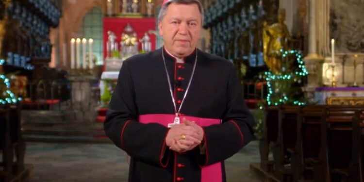 Na zdjęciu: abp Józef Kupny - metropolita wrocławski / Między Ziemią a Niebem TVP