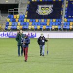 02.12.2020. Gdynia. Stan murawy uniemożliwił rozegranie meczu Arka - Korona / Krzysztof Bujnowicz / Radio Kielce